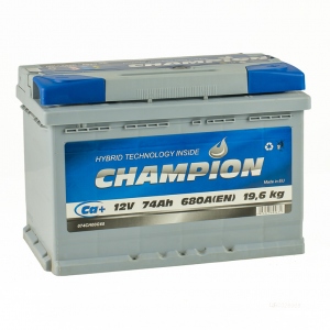 Champion 6CT-74 Ah/12V Euro (0)